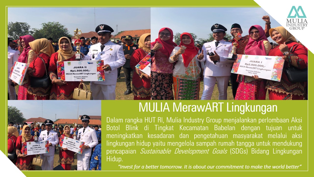 MULIA MerawART Lingkungan : Lomba Aksi Botol Blink